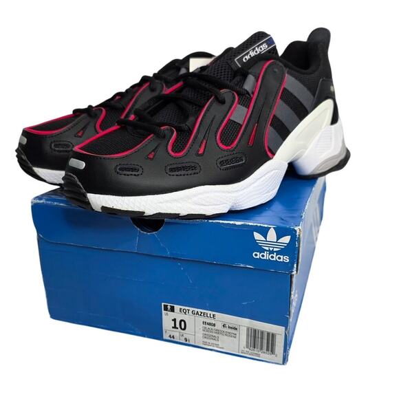 Adidas Men'sEQT Gazelle Black Energy Pink Sneaker Size 10 Style EE4808